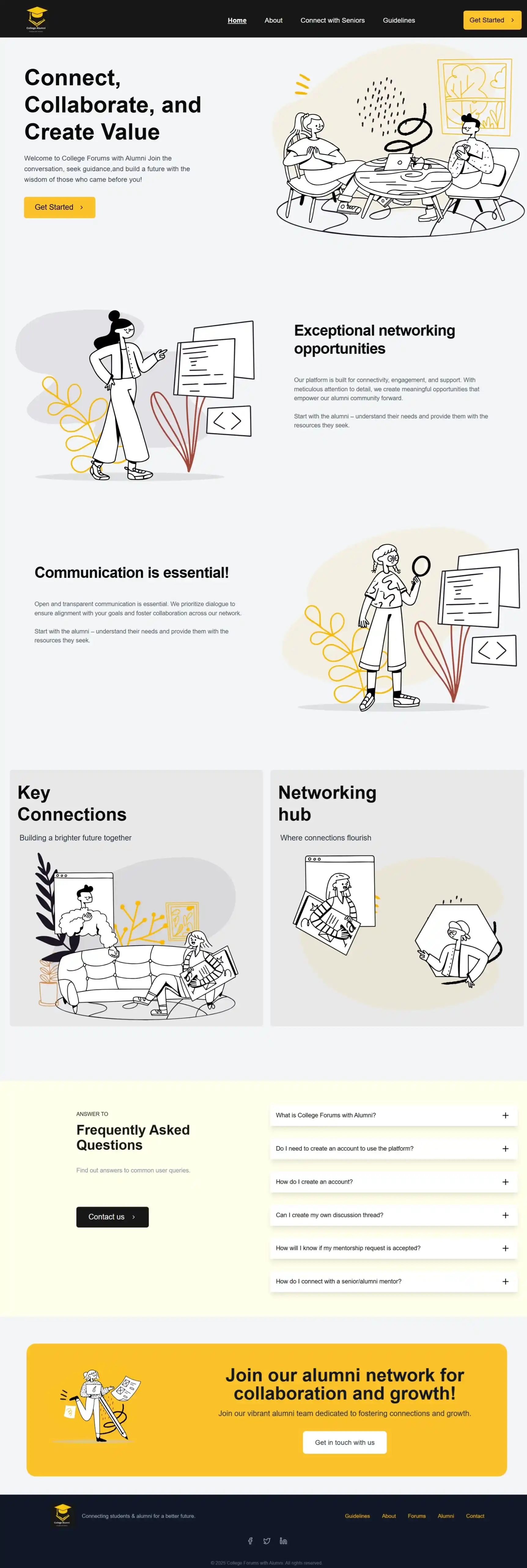 Career support Platform Desktop